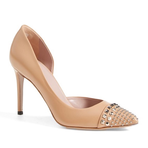 Gucci Shoes - Gucci “coline” studded cap toe pump